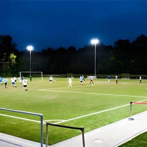 Hualight LED Flood light used on a playground