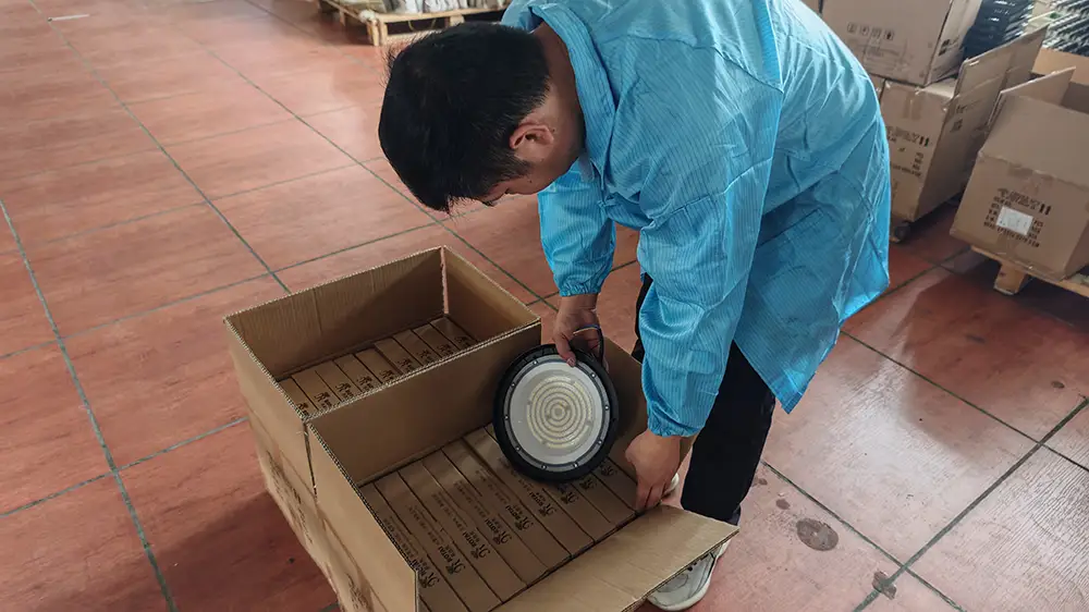 Inspection before shipping